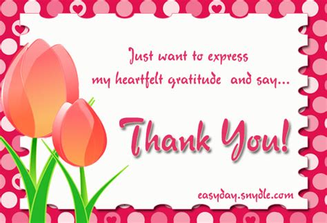 Thank You Card Messages Easyday
