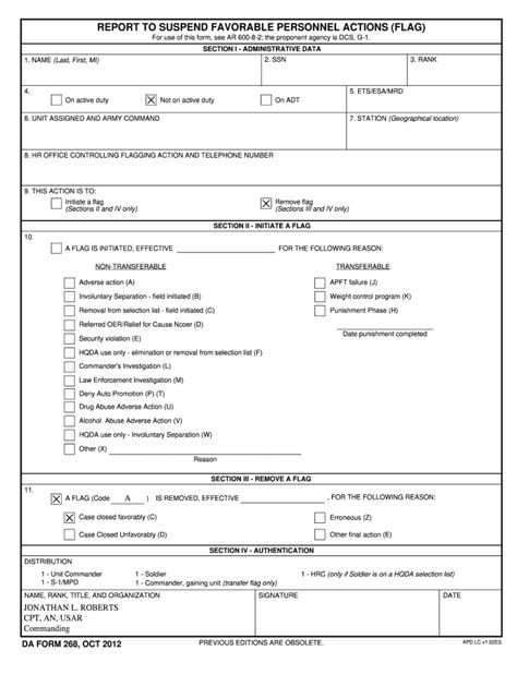 Da Form 268 Fill Out And Sign Online Dochub