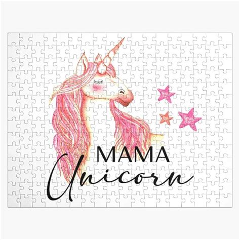A Puzzle With The Words Mama Unicorn On It