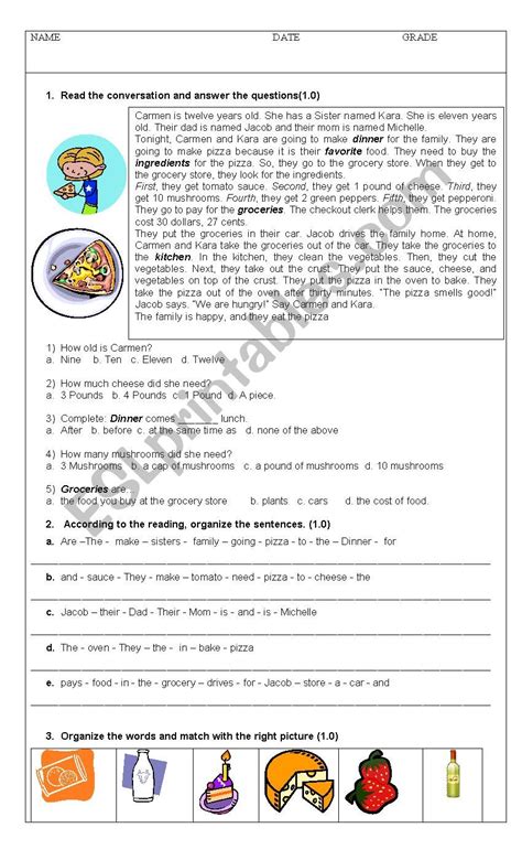 Quantifiers Worksheet For Grade 4