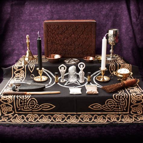 Divine Wiccan Altar Set Wiccan Altar Witchcraft Altar Wiccan
