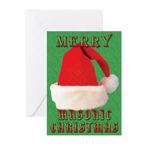 Masons Christmas Greeting Cards Pk Of 20 Merry Masonic Christmas
