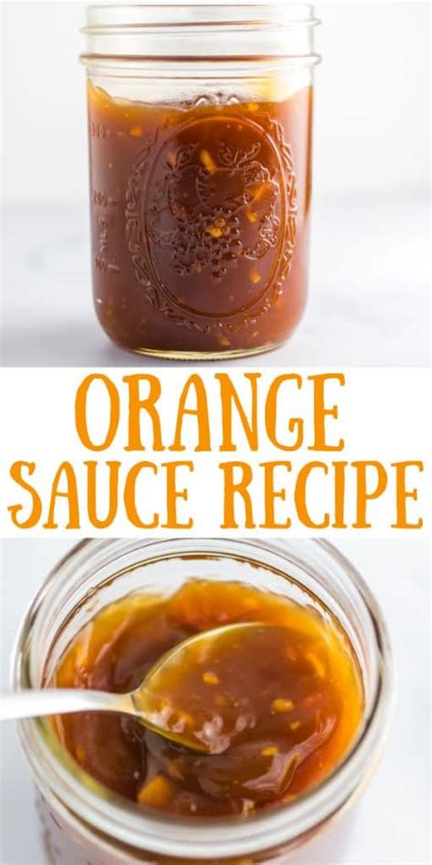 How To Make Orange Sauce Build Your Bite