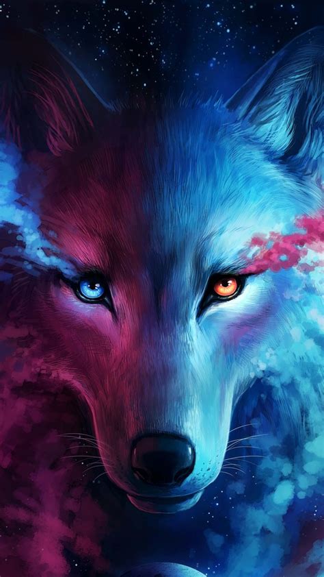 Galaxy Cool Wolves Wallpaper Wallpaper Hd New