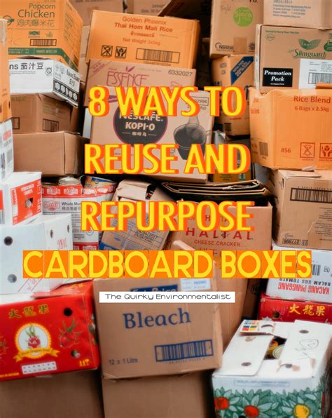 8 Ways To Reuse And Repurpose A Cardboard Box Ad