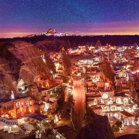 Cappadocia Turkey By Night 🌑 Travel Photos Travel Images Instagram