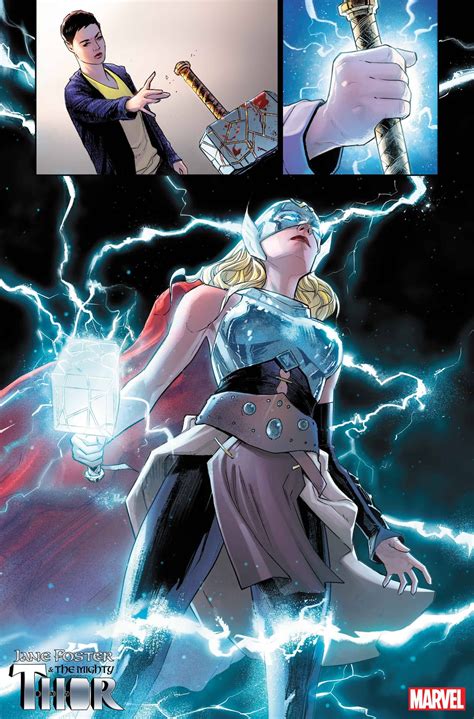 Jane Takes Up The Hammer In Electrifying Jane Foster The Mighty Thor First Look Marvel