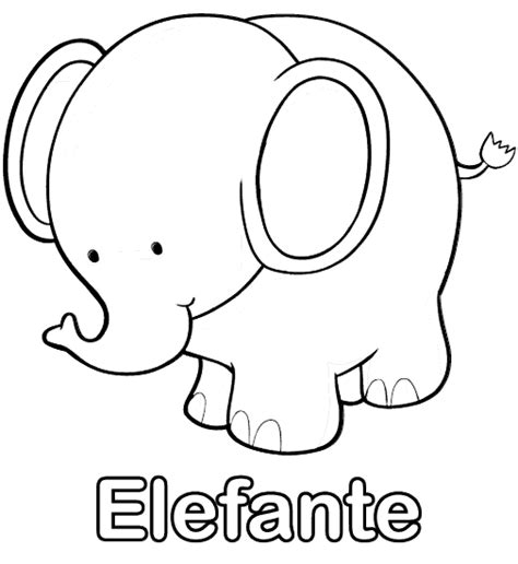 Desenhos De Elefantes Para Imprimir E Pintar
