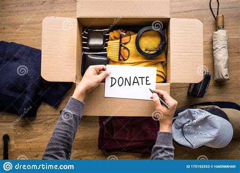 Donation Concepts With Person Writing Text Donate Message On