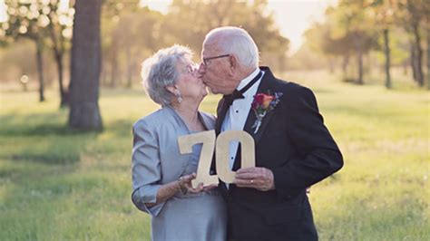 A Couple Married For 70 Years Takes Wedding Photos For The First Time