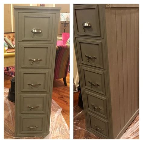 Best diy filing cabinet makeover from diy metal file cabinet makeover add a longer top to. Metal filing cabinet turned into a wood filing cabinet for ...