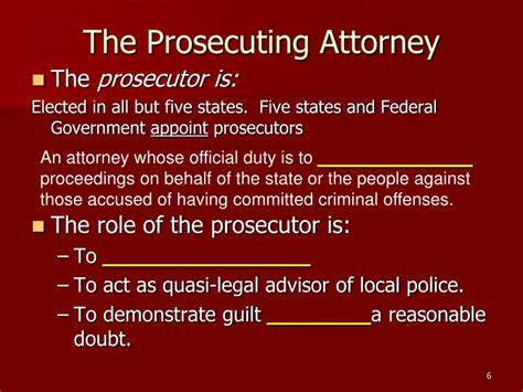 What Does A Prosecuting Attorney Do