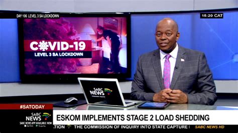 The power utility said that the load shedding was necessary due to the loss of generation capacity overnight. Eskom implements stage 2 load shedding - YouTube