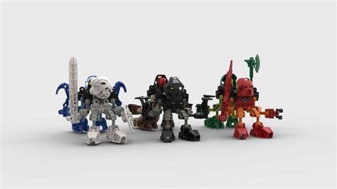 Lego Bionicle In Black Toa Mata 8534 Bohrok 8561 Tohunga 1389 Moc Ubicaciondepersonas