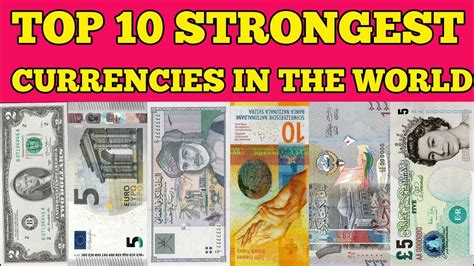 Highest Currency In The World 2020 Top 12 Highest Currencies In The