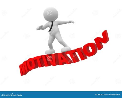 Konzept Der Motivation Stock Abbildung Illustration Von Bild 37051793