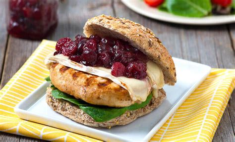 Turkey Burgers With Cranberry Chutney And Brie Perdue