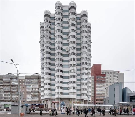 16 Storey Residential Building “kukuruzka” Belarus Minsk Reurope