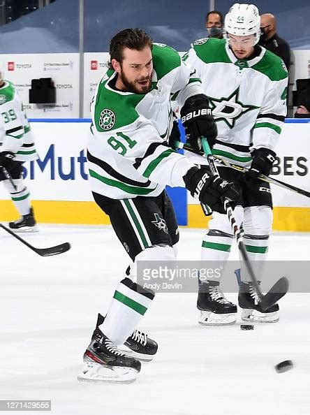 Tyler Seguin Of The Dallas Stars Warms Up Before Game Two Of The