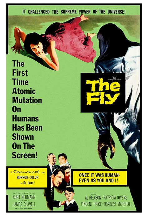 The Fly 1958 Poster Summer Painting By Jessica Martin Pixels