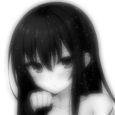 Discord Pfp Anime Black And White White Anime Discord Pfp 350 Discord