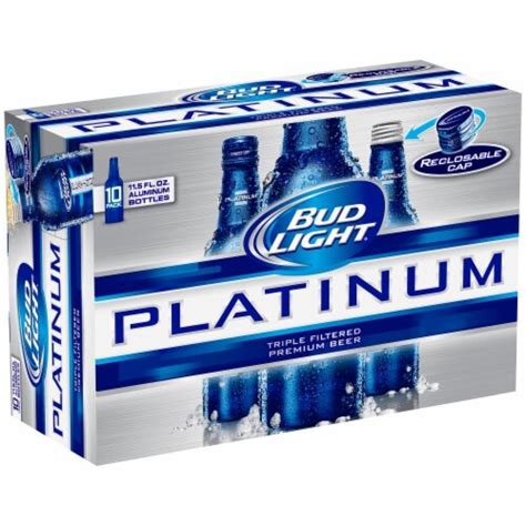 Bud Light Platinum Beer 10 Bottles 115 Fl Oz Ralphs