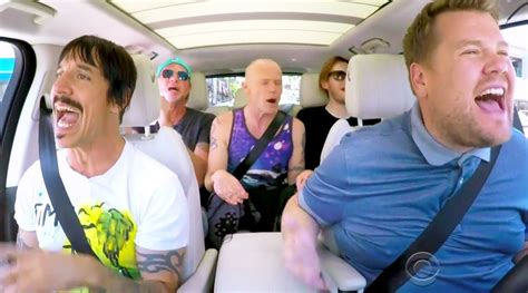 Red Hot Chili Peppers Rock Out In Carpool Karaoke With James Corden