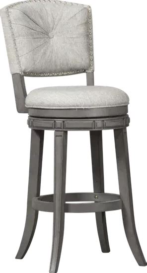 Spenwick Gray Swivel Counter Height Stool | Counter height stools, Stool, Upscale decor