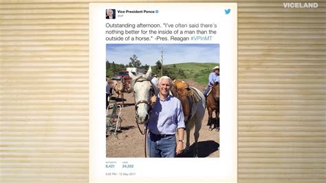 Mike Pence Really Likes Horses Vice Tv