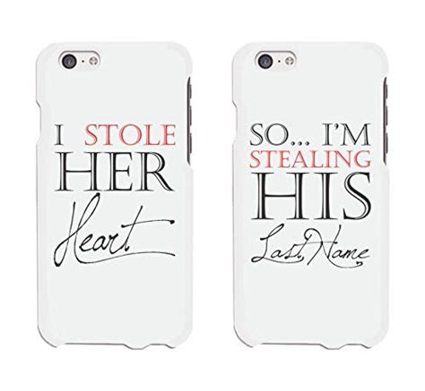 Stealing My Loved Ones Heart Couples Matching Cell Phone Cases For Iphone 4 Iphone 5 Iphone