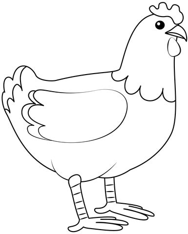 Home printables writing paper chicken. Chicken Printable Template | Free Printable Papercraft ...