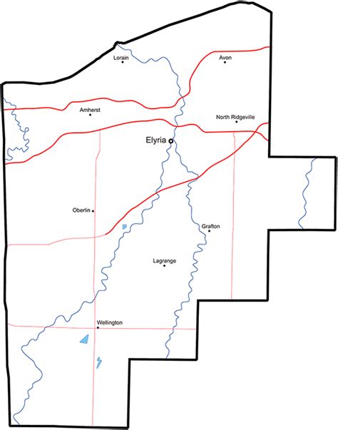 Map Of Lorain County Ohio Maps Location Catalog Online