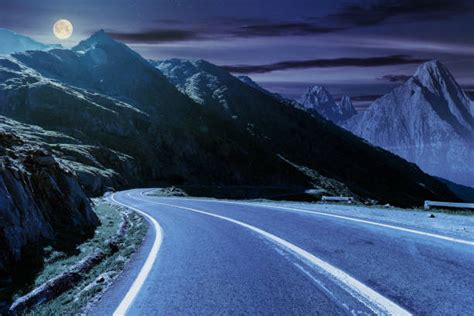 Full Moon Road Stock Photos Pictures And Royalty Free Images Istock