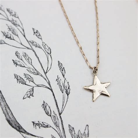 Sale Star Necklace In Silver Or 9ct Gold Rust Jewellery