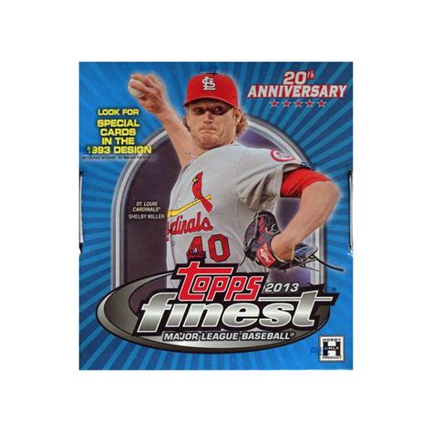 The steel city break room — breaking your favorite trading cards every single day with steve, tyler, group breaks, live breaks and giveaways! 2013 Topps Finest Baseball Hobby Box | Steel City Collectibles