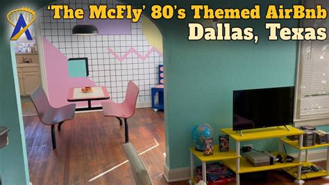 The Mcfly 80s Themed Airbnb In Dallas Texas Youtube