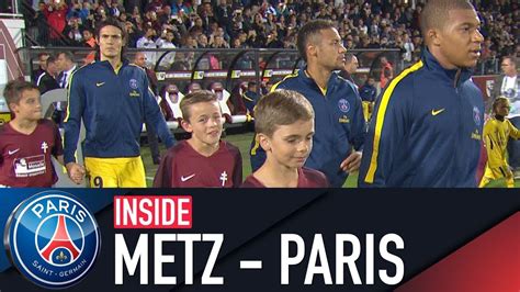 2021 in de competitie ligue 1. INSIDE - METZ VS PARIS SAINT-GERMAIN with Kylian Mbappé & Neymar Jr - YouTube
