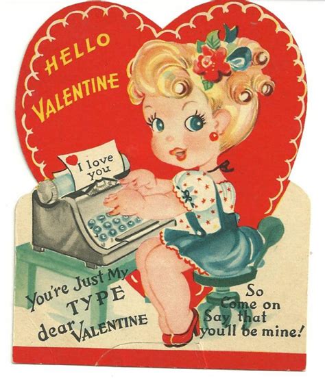 Vintage Valentine Cards Printable Old Fashioned Valentine Cards