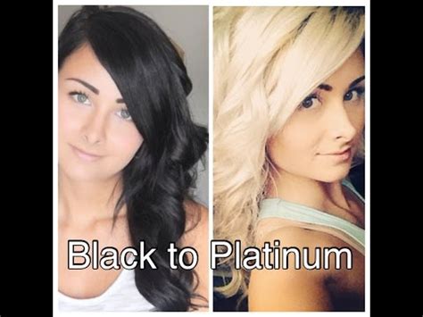 This is usually what if you think that applying bleaching kits will leave you with super white hair, you're wrong. How I Bleached My Hair From Black to Platinum Blonde - YouTube