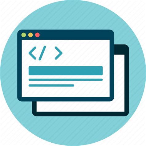 Browser Code Development Front End Html Markup Icon Download On