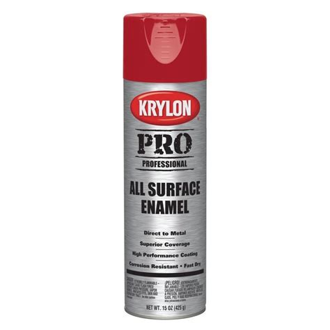 Krylon Professional Gloss Red Spray Paint Net Wt 15 Oz In The Spray Paint Department At
