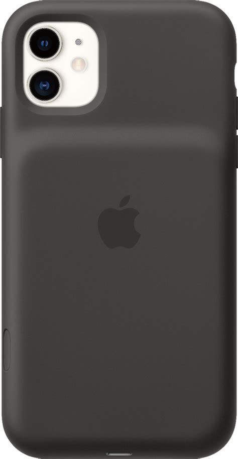 Best Buy Apple Iphone 11 Smart Battery Case Black Mwvh2lla