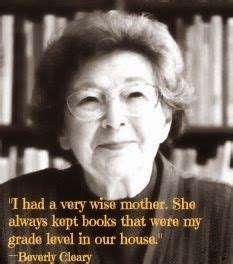 Children should learn that reading is pleasure, not just something that teachers make you do in school. The Little Crooked Cottage's Quote of the Week, Beverly Cleary | Quote of the week, Quotes, Book ...