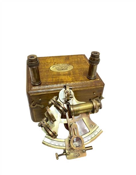 nautical antique kelvin and hughes london brass sextant with etsy