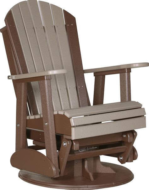 2 Poly Adirondack Swivel Glider Chair Contemporary Outdoor Gliders By Furniture Barn Usa