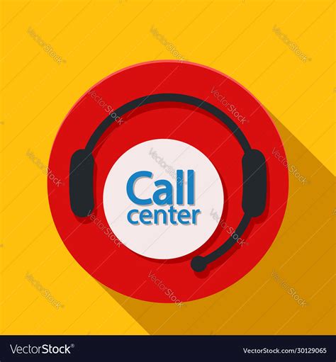 Call Center Icon Royalty Free Vector Image Vectorstock