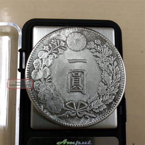 Japan Meiji 1en Silver Coin 1878 Year Meiji 11nen 0123