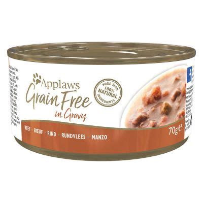 There are several reasons you may consider a grain free diet for when researching grain free cat food, make sure grains are replaced with an equivalent or better ingredient. Applaws Cat Food 70g in Gravy - Grain-Free | zooplus.co.uk