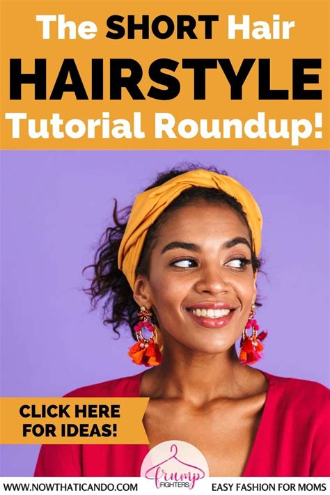Easy Hairstyles For Short Hair Quick Styles You Can Do At Home Easy