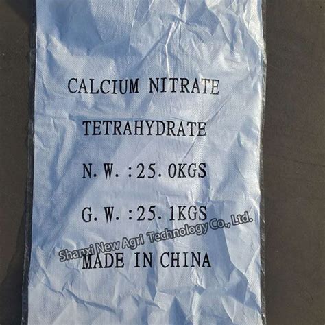 Nitrato De C Lcio Do Fertilizante Foliar Da China Para Fabricantes